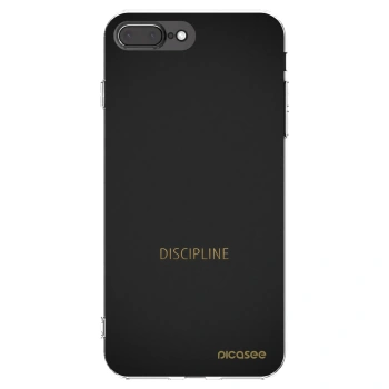 Picasee silikónový prehľadný obal pre Apple iPhone 7 Plus - Discipline