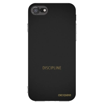 Picasee silikónový prehľadný obal pre Apple iPhone SE 2022 - Discipline