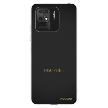 Picasee silikónový prehľadný obal pre Xiaomi Redmi 10C - Discipline