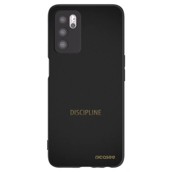 Picasee silikónový čierny obal pre OPPO A16s - Discipline