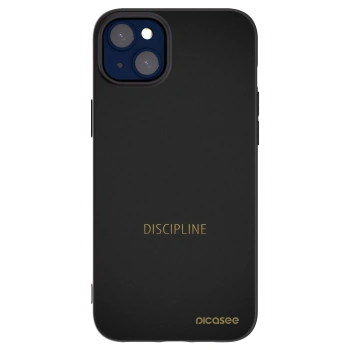 Picasee silikónový čierny obal pre Apple iPhone 14 Plus - Discipline