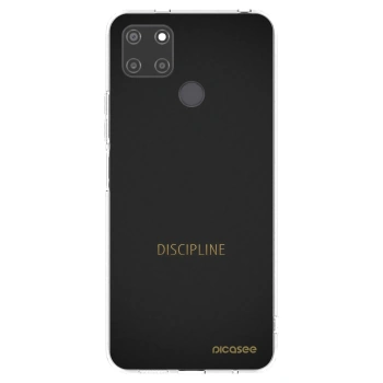 Picasee silikónový prehľadný obal pre Realme C21Y - Discipline