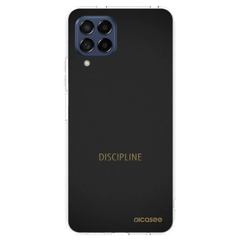 Picasee silikónový prehľadný obal pre Samsung Galaxy M53 5G - Discipline