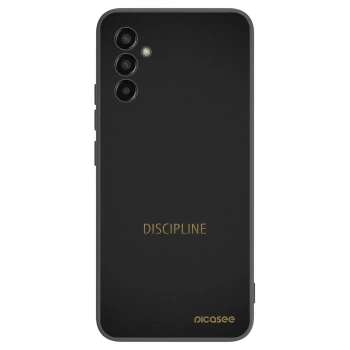 Picasee silikónový čierny obal pre Samsung Galaxy M13 M135F - Discipline