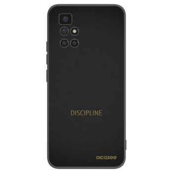 Picasee silikónový čierny obal pre Xiaomi Redmi 10 (2022) - Discipline