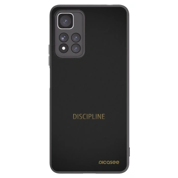 Picasee silikónový čierny obal pre Xiaomi Redmi Note 11 Pro+ 5G - Discipline