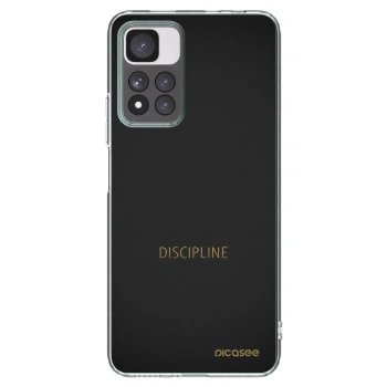 Picasee silikónový prehľadný obal pre Xiaomi Redmi Note 11 Pro+ 5G - Discipline