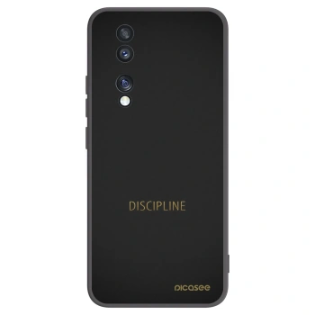 Picasee silikónový čierny obal pre Honor 70 - Discipline