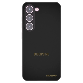 Picasee silikónový čierny obal pre Samsung Galaxy S23 5G - Discipline