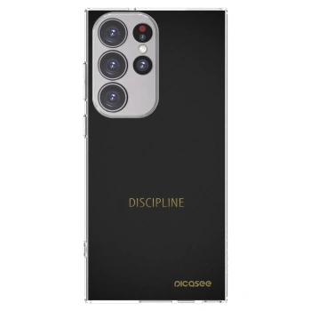 Picasee silikónový prehľadný obal pre Samsung Galaxy S23 Ultra 5G - Discipline