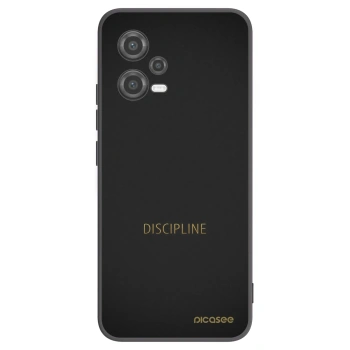 Picasee silikónový čierny obal pre Xiaomi Poco X5 - Discipline