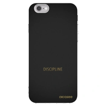 Picasee silikónový prehľadný obal pre Apple iPhone 6/6S - Discipline
