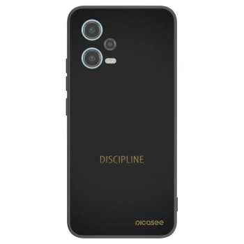 Picasee silikónový čierny obal pre Xiaomi Redmi Note 12 5G - Discipline