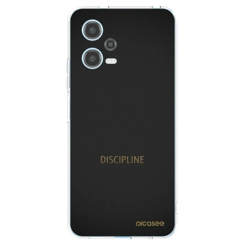 Picasee silikónový prehľadný obal pre Xiaomi Redmi Note 12 5G - Discipline