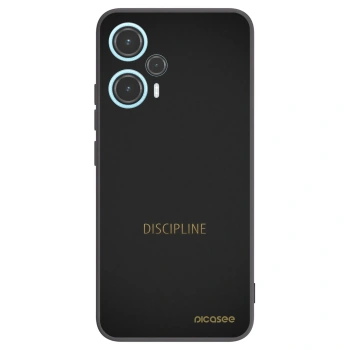Picasee silikónový čierny obal pre Xiaomi Poco F5 - Discipline