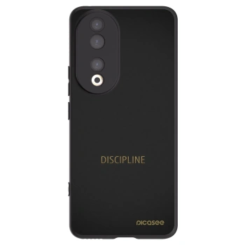 Picasee silikónový čierny obal pre Honor 90 5G - Discipline