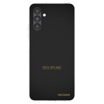 Picasee silikónový prehľadný obal pre Samsung Galaxy A04s A047F - Discipline