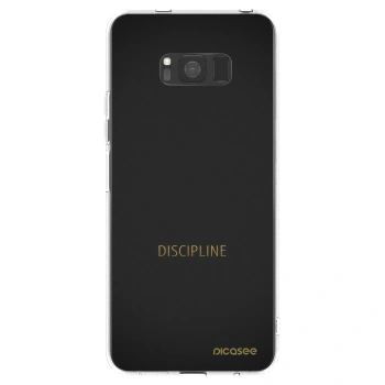 Picasee silikónový prehľadný obal pre Samsung Galaxy S8 G950F - Discipline