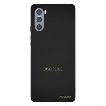 Picasee silikónový prehľadný obal pre Motorola Moto G62 - Discipline