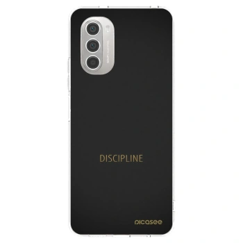 Picasee silikónový prehľadný obal pre Motorola Moto G51 - Discipline