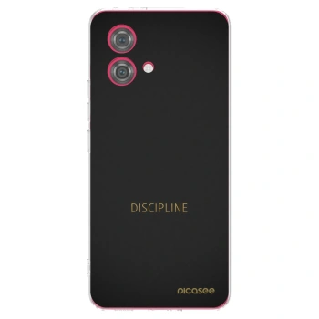 Picasee silikónový prehľadný obal pre Motorola Moto G84 5G - Discipline