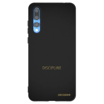 Picasee silikónový čierny obal pre Huawei P20 Pro - Discipline