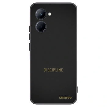 Picasee silikónový čierny obal pre Realme C33 (2023) - Discipline