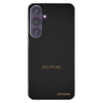 Picasee silikónový prehľadný obal pre Samsung Galaxy S24+ S926B 5G - Discipline