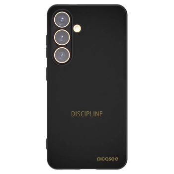 Picasee silikónový čierny obal pre Samsung Galaxy S24 S921B 5G - Discipline
