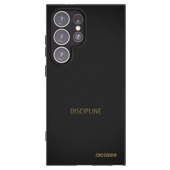 Picasee silikónový čierny obal pre Samsung Galaxy S24 Ultra S928B 5G - Discipline