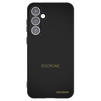 Picasee silikónový čierny obal pre Samsung Galaxy S23 FE S711B - Discipline