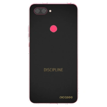 Picasee silikónový prehľadný obal pre Xiaomi Mi 8 Lite - Discipline
