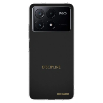 Picasee silikónový prehľadný obal pre Xiaomi Poco X6 Pro - Discipline