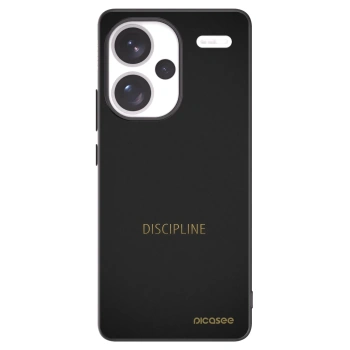 Picasee silikónový čierny obal pre Xiaomi Redmi Note 13 Pro+ 5G - Discipline