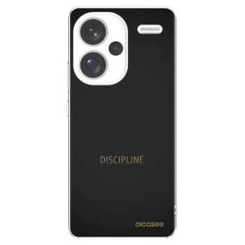 Picasee silikónový prehľadný obal pre Xiaomi Redmi Note 13 Pro+ 5G - Discipline