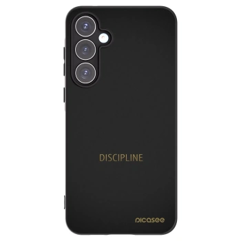 Picasee silikónový čierny obal pre Samsung Galaxy A55 5G A556B - Discipline