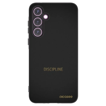 Picasee silikónový čierny obal pre Samsung Galaxy A35 5G A356B - Discipline