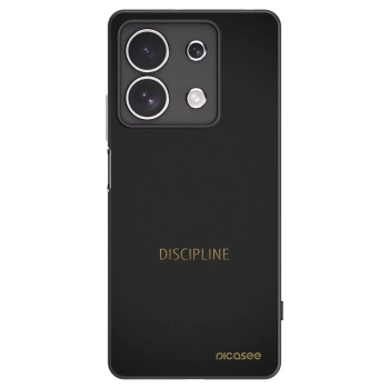 Picasee silikónový čierny obal pre Xiaomi Redmi Note 13 4G - Discipline
