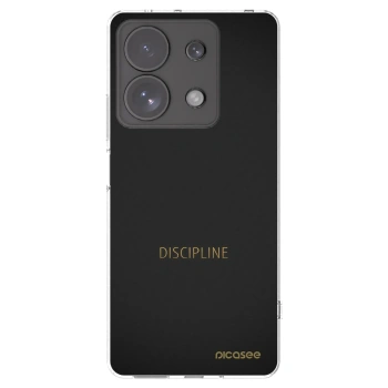 Picasee silikónový prehľadný obal pre Xiaomi Redmi Note 13 Pro 4G - Discipline