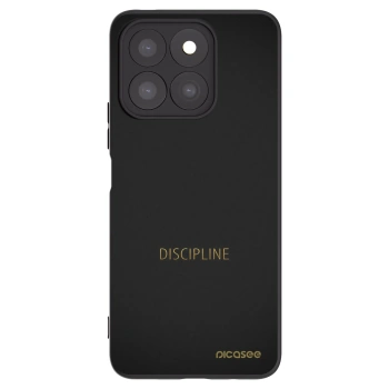 Picasee silikónový čierny obal pre Honor X8b - Discipline