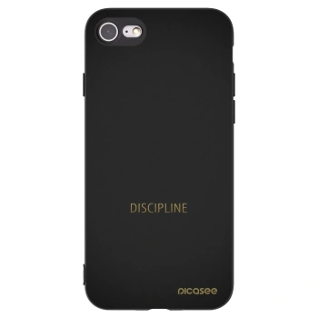 Picasee silikónový čierny obal pre Apple iPhone 8 - Discipline