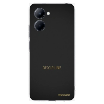 Picasee silikónový prehľadný obal pre Realme C33 (2023) - Discipline