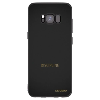 Picasee silikónový čierny obal pre Samsung Galaxy S8 G950F - Discipline