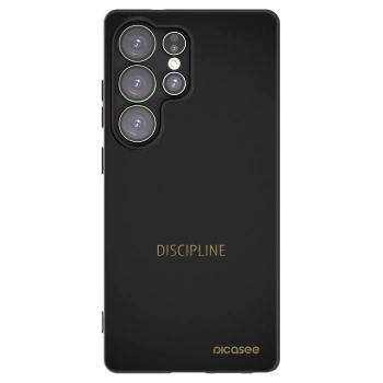 Picasee silikónový čierny obal pre Samsung Galaxy S25 Ultra 5G - Discipline