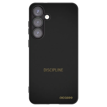Picasee silikónový čierny obal pre Samsung Galaxy S25+ 5G - Discipline