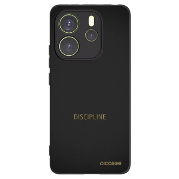 Picasee silikónový čierny obal pre Xiaomi Redmi Note 14 4G - Discipline