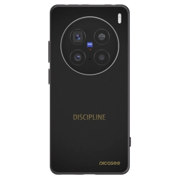 Picasee silikónový čierny obal pre Vivo X200 Pro - Discipline