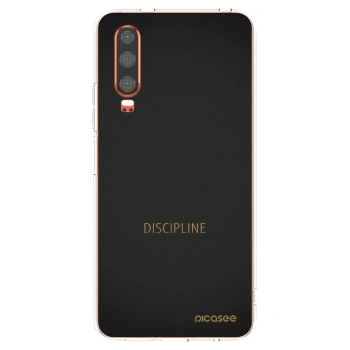 Picasee silikónový prehľadný obal pre Huawei P30 - Discipline