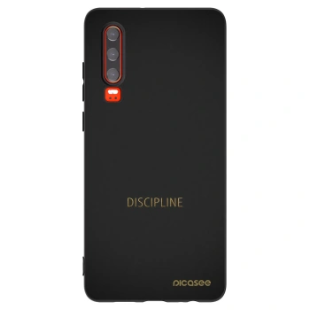 Picasee silikónový čierny obal pre Huawei P30 - Discipline