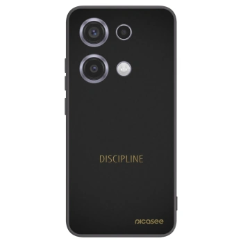 Picasee silikónový čierny obal pre Xiaomi Redmi Note 14S - Discipline
